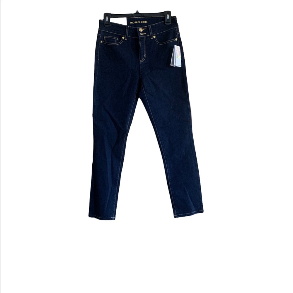 NWT - Michael Kors, size 4 Selma straight, high rise, slim fit